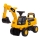 Bicicleta de empuje excavador CAT 2xAA amarillo/negro