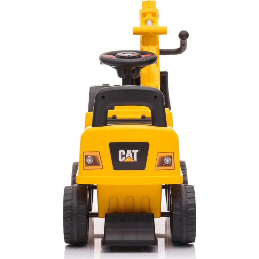 Bicicleta de empuje excavador CAT 2xAA amarillo/negro