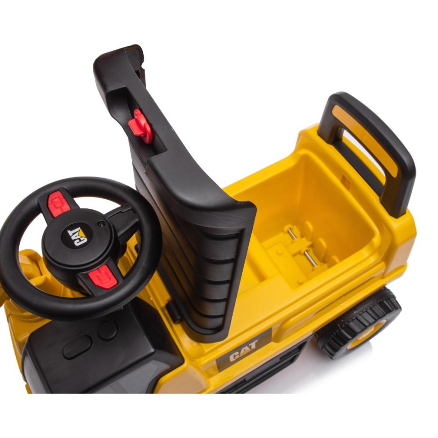 Bicicleta de empuje excavador CAT 2xAA amarillo/negro