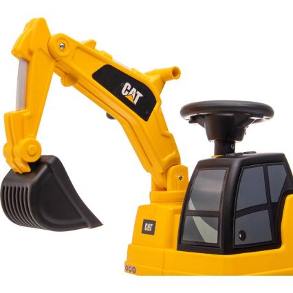 Bicicleta de empuje excavador CAT 2xAA amarillo/negro