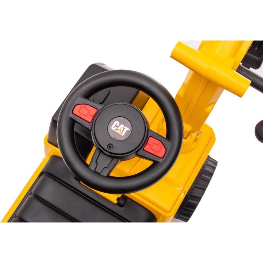 Bicicleta de empuje excavador CAT 2xAA amarillo/negro
