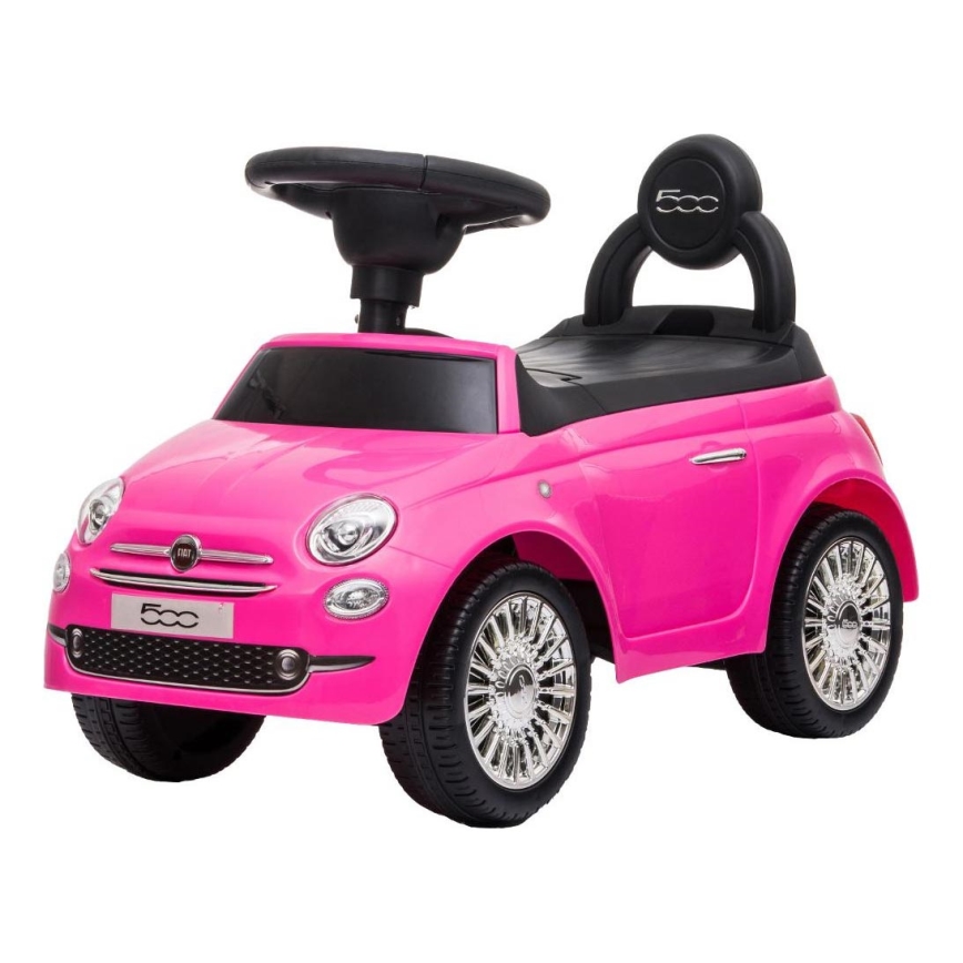 Bicicleta de empuje Fiat 500 2xAA rosa