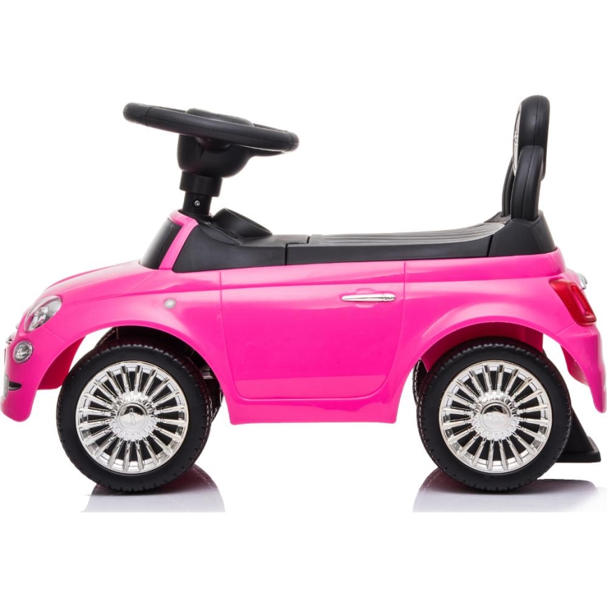 Bicicleta de empuje Fiat 500 2xAA rosa