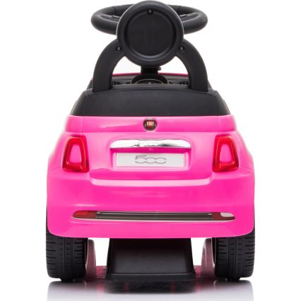Bicicleta de empuje Fiat 500 2xAA rosa