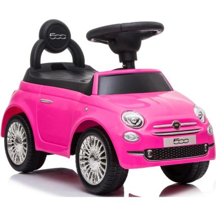 Bicicleta de empuje Fiat 500 2xAA rosa