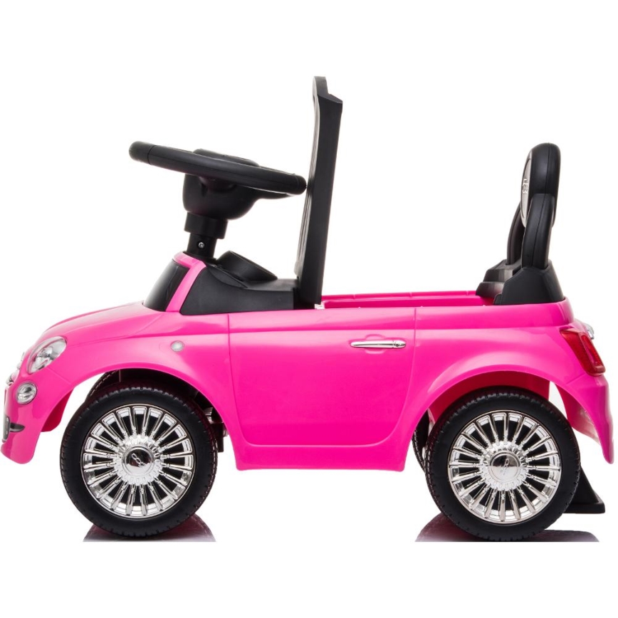 Bicicleta de empuje Fiat 500 2xAA rosa