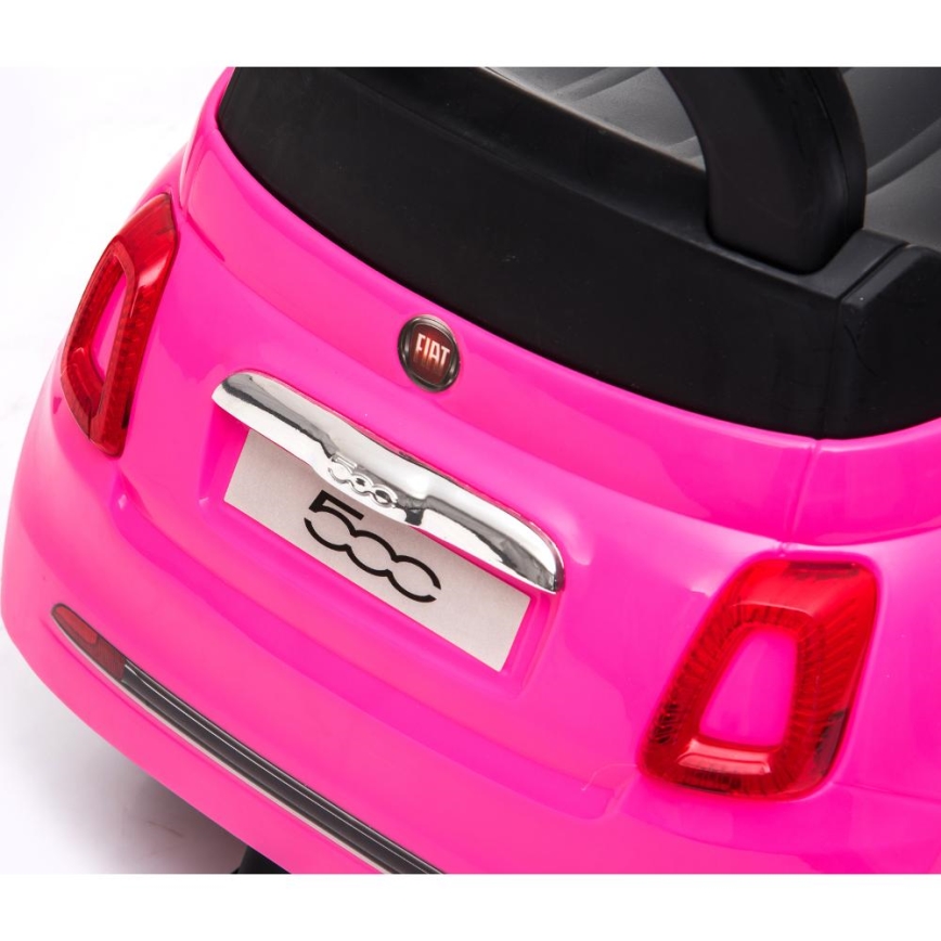 Bicicleta de empuje Fiat 500 2xAA rosa