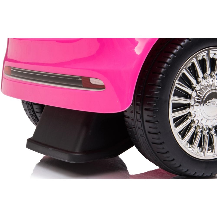 Bicicleta de empuje Fiat 500 2xAA rosa