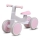 Bicicleta de empuje KVADROLET gris/rosa