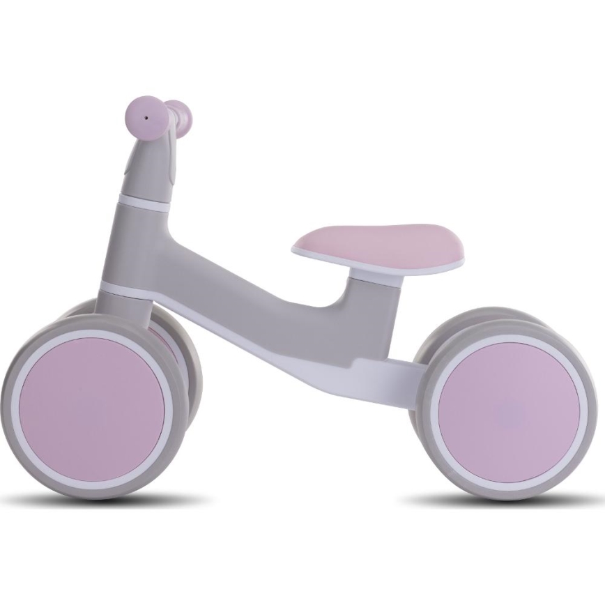 Bicicleta de empuje KVADROLET gris/rosa