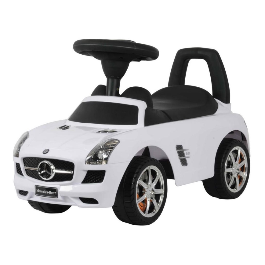 Bicicleta de empuje Mercedes 2xAA blanco/negro