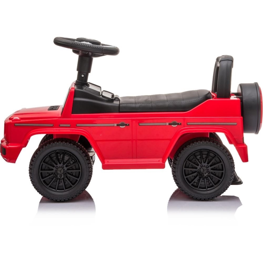 Bicicleta de empuje Mercedes G350d 2xAA rojo/negro