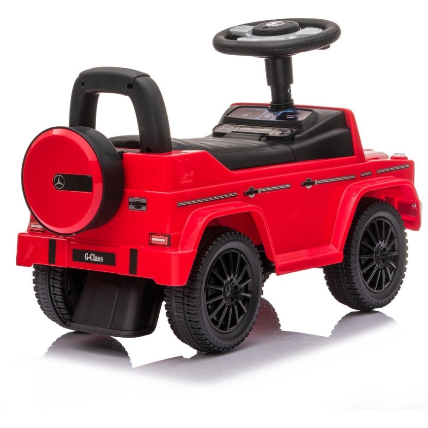 Bicicleta de empuje Mercedes G350d 2xAA rojo/negro