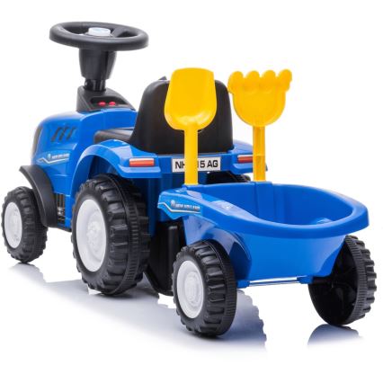 Bicicleta de empuje NEW HOLLAND 2xAA azul/negro
