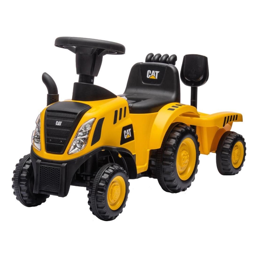 Bicicleta de empuje tractor CAT 2xAA amarillo/negro