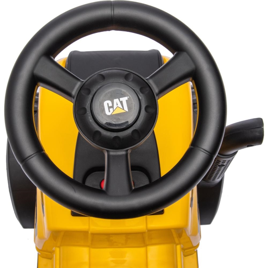 Bicicleta de empuje tractor CAT 2xAA amarillo/negro