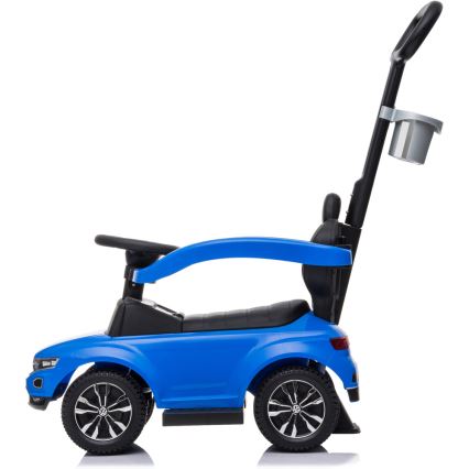 Bicicleta de empuje Volkswagen 3en1 2xAA azul/negro