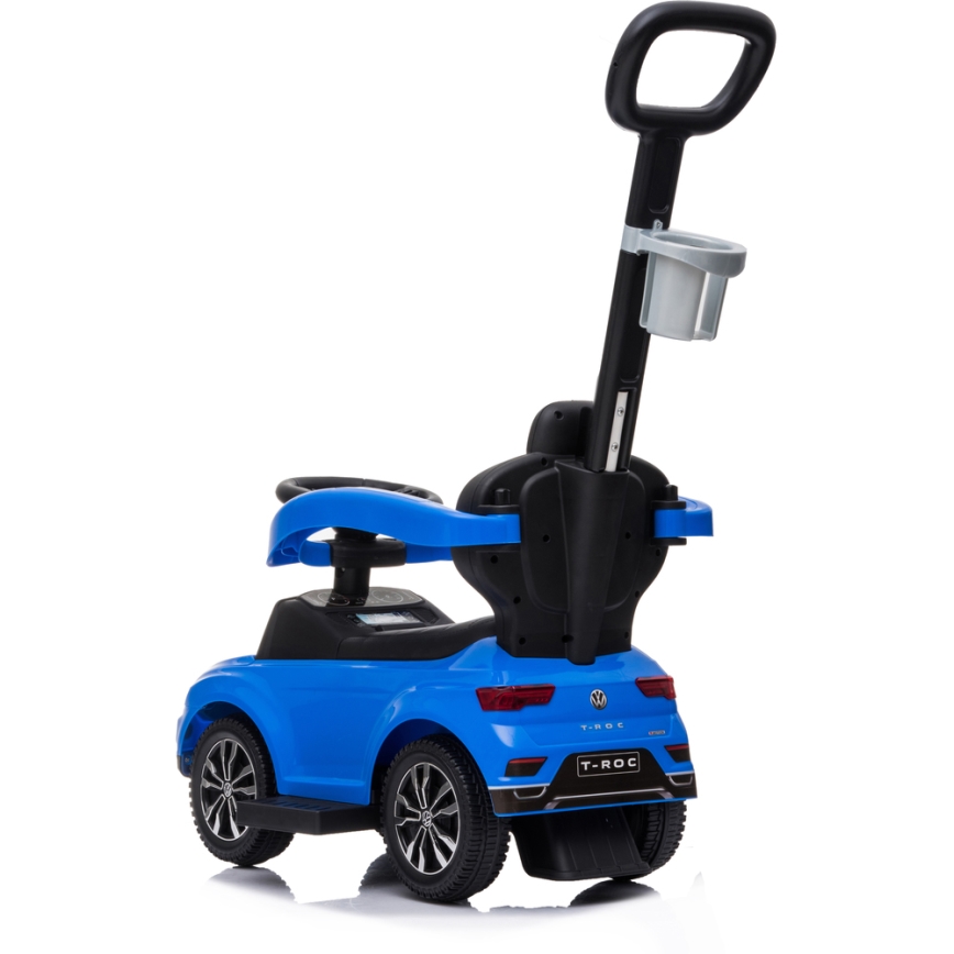 Bicicleta de empuje Volkswagen 3en1 2xAA azul/negro
