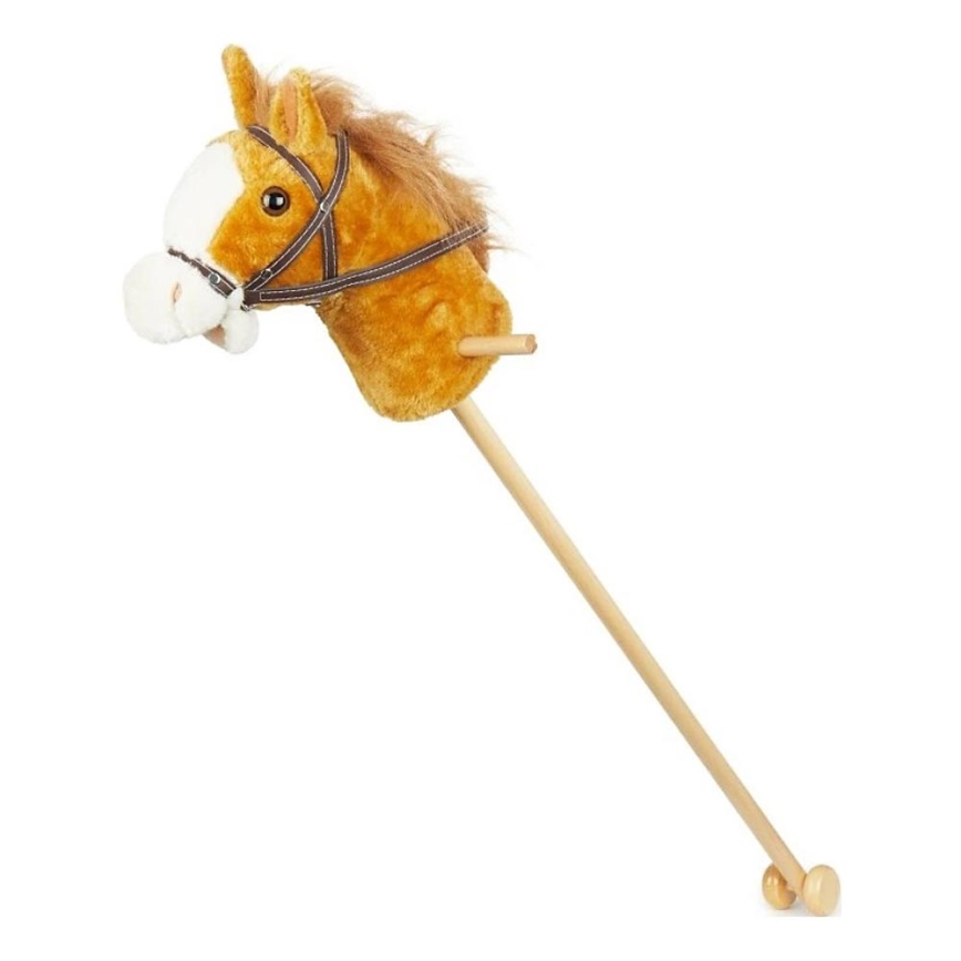 Bieco - Caballito de palo BROWNIE caballo