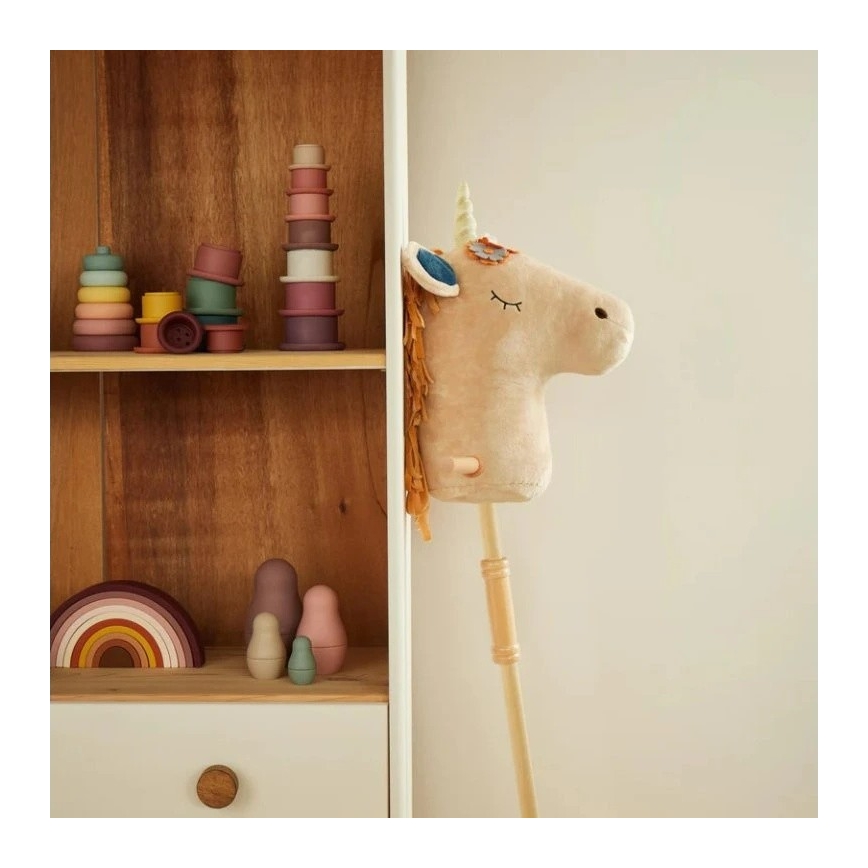 Bieco - Caballito de palo MAGIC unicornio