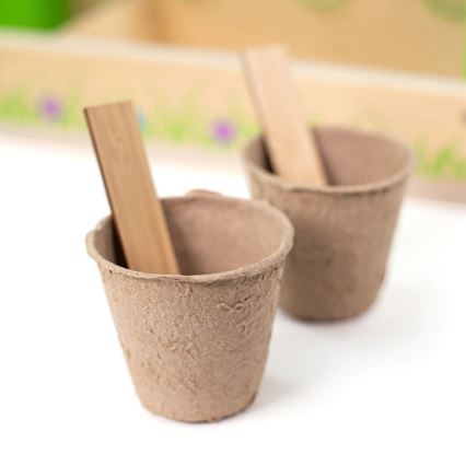 Bigjigs Toys - Juego de jardinería en una caja