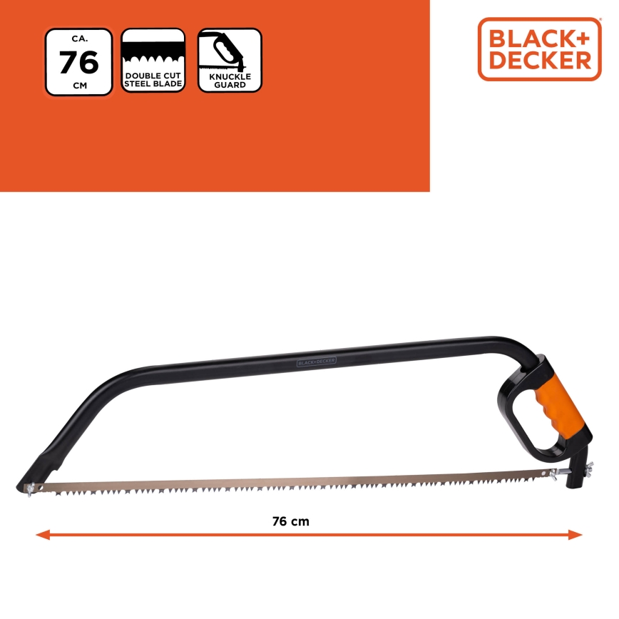 BLACK+DECKER - Sierra bracera 76 cm
