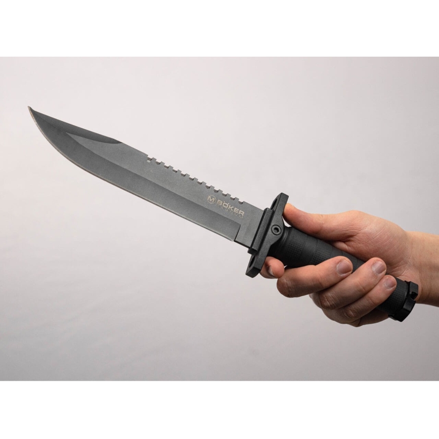 Böker - Cuchillo de hoja fija John Jay Survival Cuchillo 34,5 cm