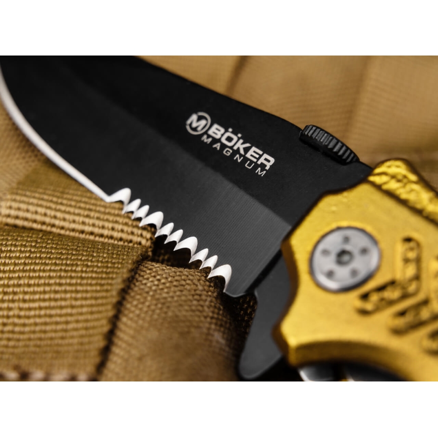 Böker - Navaja de bolsillo Magnum Army Rescue 21,9 cm