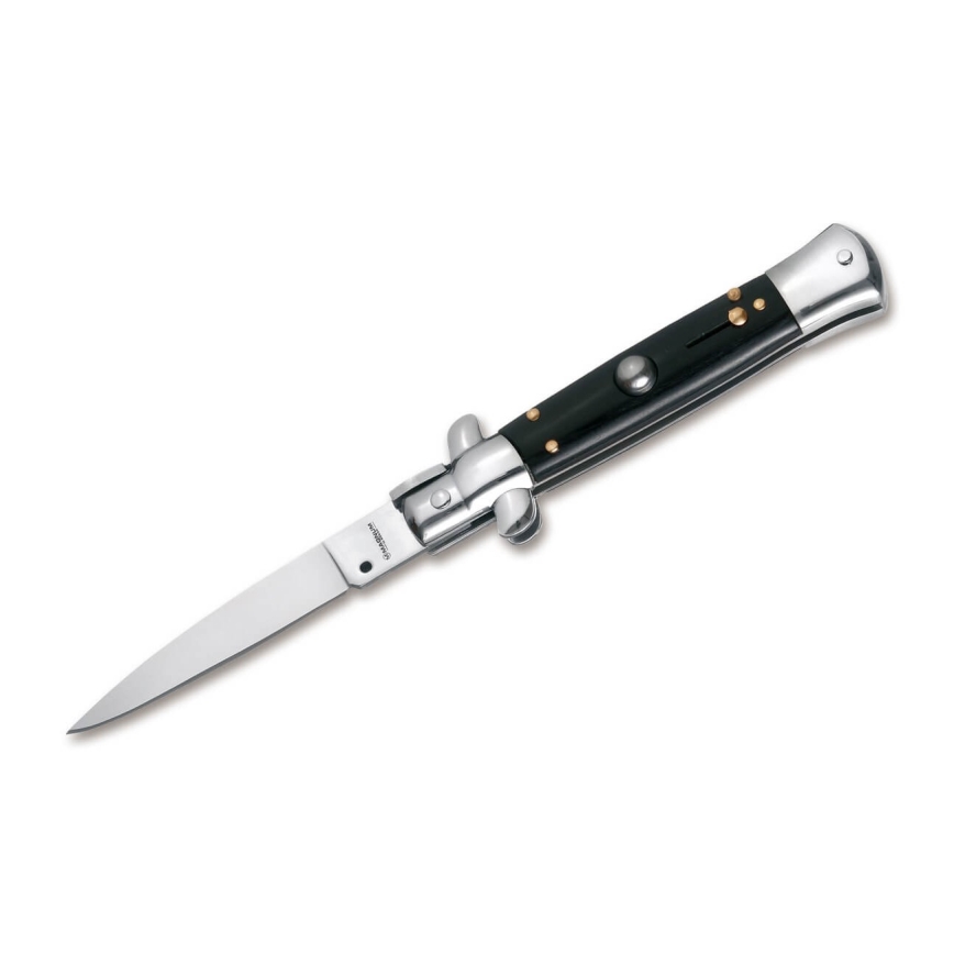 Böker - Navaja de bolsillo Magnum Sicilian Needle Dark Wood 19,4 cm pakka
