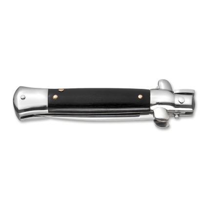 Böker - Navaja de bolsillo Magnum Sicilian Needle Dark Wood 19,4 cm pakka