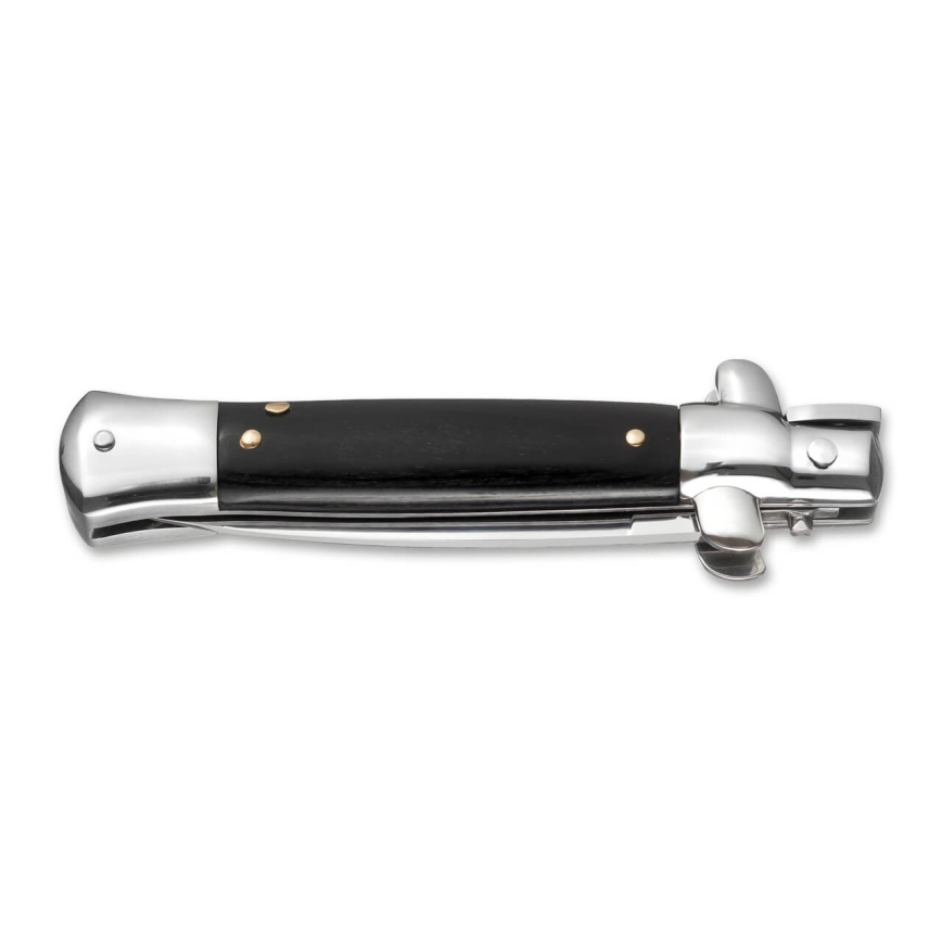 Böker - Navaja de bolsillo Magnum Sicilian Needle Dark Wood 19,4 cm pakka