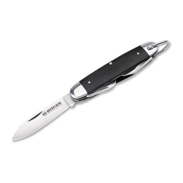 Böker - Navaja de bolsillo multifuncional Magnum Classic Pocket Steel 16 cm/4 funciones, mango de palisandro