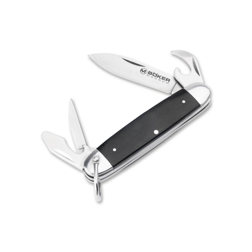 Böker - Navaja multifunción Magnum Classic Pocket Steel 16 cm/4 funciones palisandro