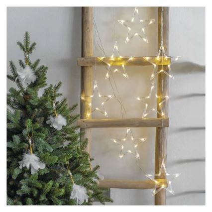 Bola decorativa navideña LED/0,3W/3xAA, diámetro 12 cm