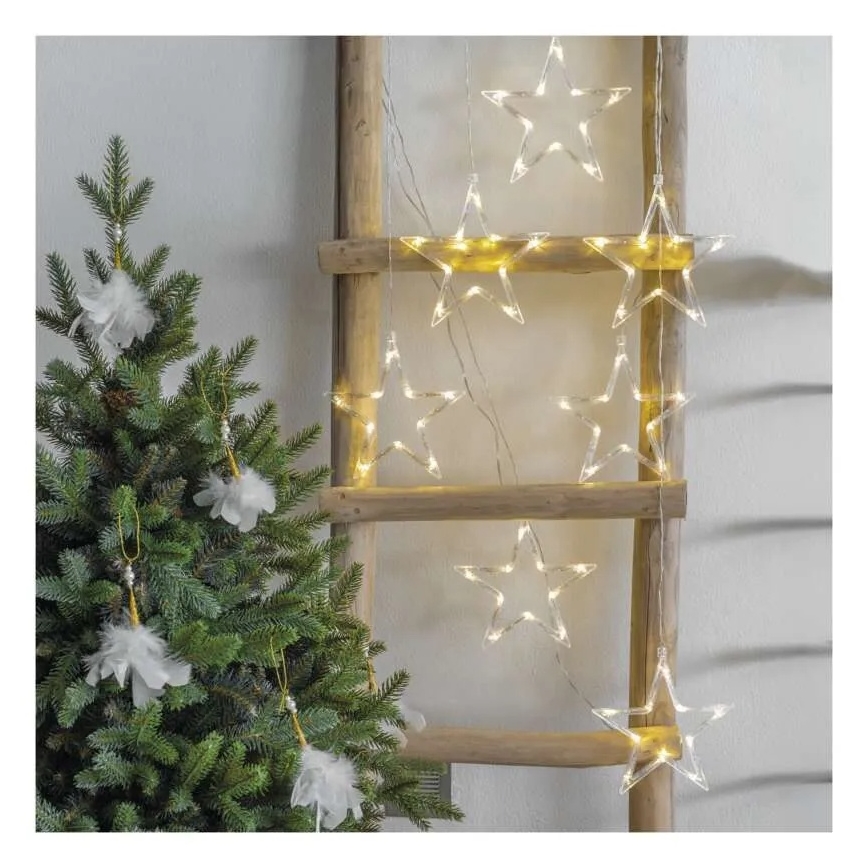 Bola decorativa navideña LED/0,3W/3xAA, diámetro 12 cm