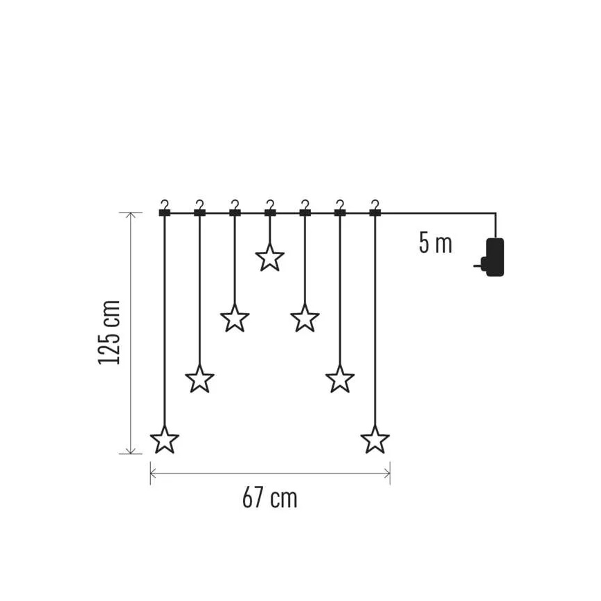 Bola decorativa navideña LED/0,3W/3xAA, diámetro 12 cm