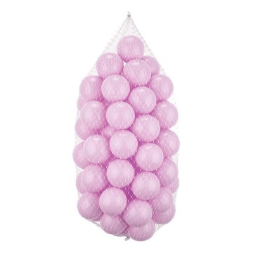 Bolas de plástico para jugar 50 uds. diámetro 7 cm rosa