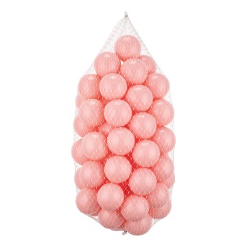 Bolas de plástico para jugar 50 uds. diámetro 7 cm rosa