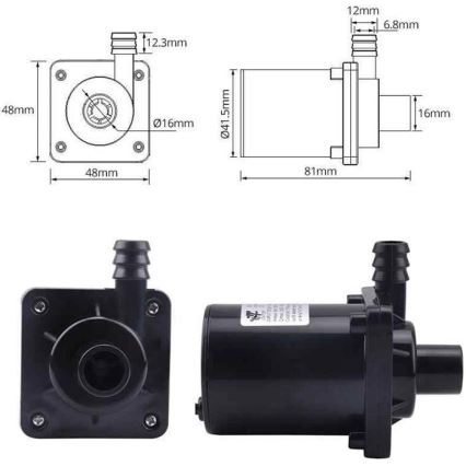 Bomba 8-24VCC 900 l/h