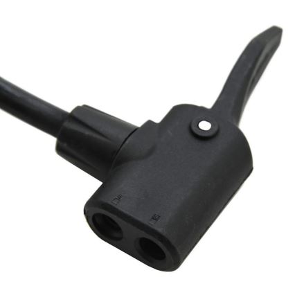 Bomba manual de aire con manómetro