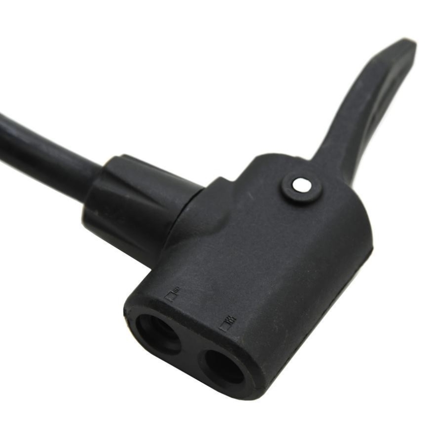 Bomba manual de aire con manómetro