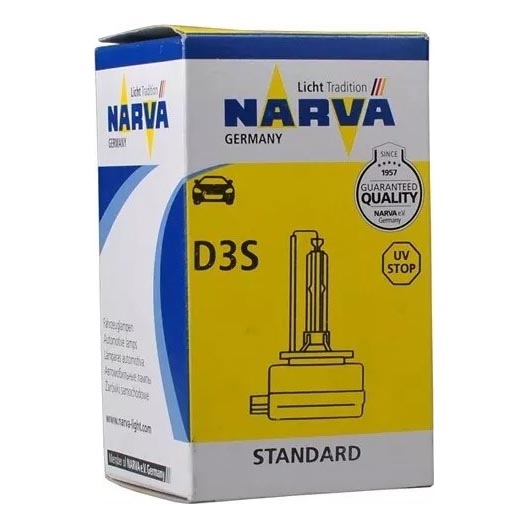 Bombilla de xenón para coche D3S PK32d-5/35W/42V 4300K - Narva 84032NVAC1