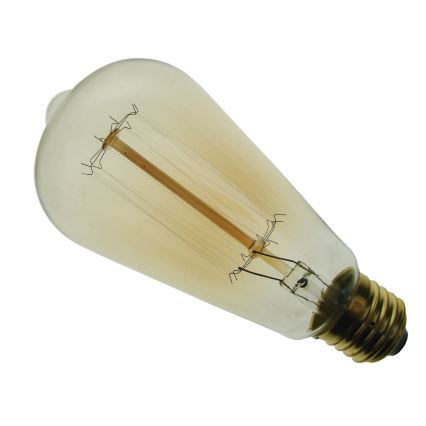 Bombilla decorativa industrial regulable SELEBY ST64 E27/60W/230V 2200K