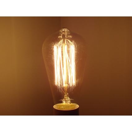 Bombilla decorativa industrial regulable SELEBY ST64 E27/60W/230V 2200K