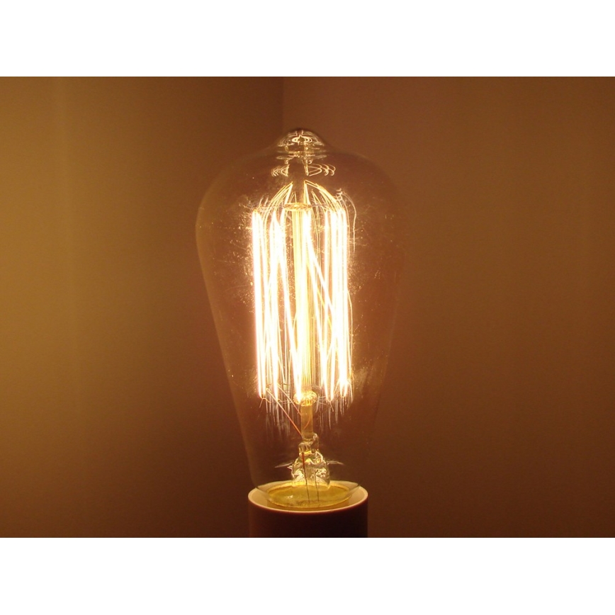 Bombilla decorativa industrial regulable SELEBY ST64 E27/60W/230V 2200K