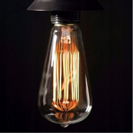 Bombilla decorativa industrial regulable SELEBY ST64 E27/60W/230V 2200K