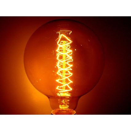 Bombilla decorativa industrial regulable SELRED G125 E27/60W/230V 3000K