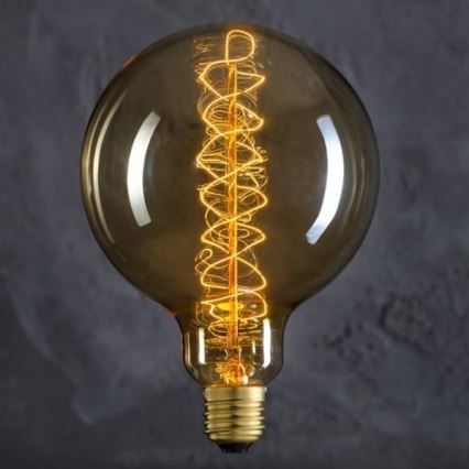 Bombilla decorativa industrial regulable SELRED G125 E27/60W/230V 3000K