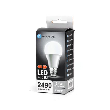 Bombilla LED A60 E27/24W/230V 6500K - Aigostar