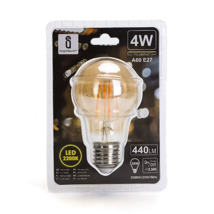Bombilla LED A60 E27/4W/230V 2200K - Aigostar